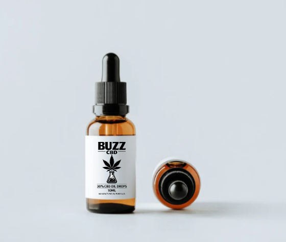 CBD OIL, 30%, Buzz CBD Oil, 10ml, 30%, 3000mg (High Strength)