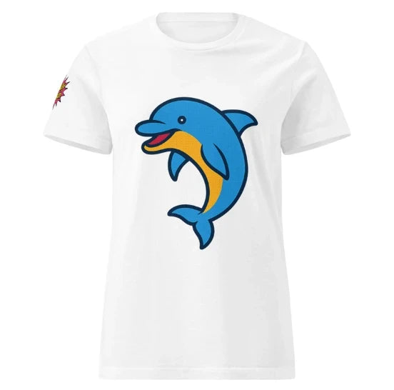 Dolphin custom made festival ready T-shirt