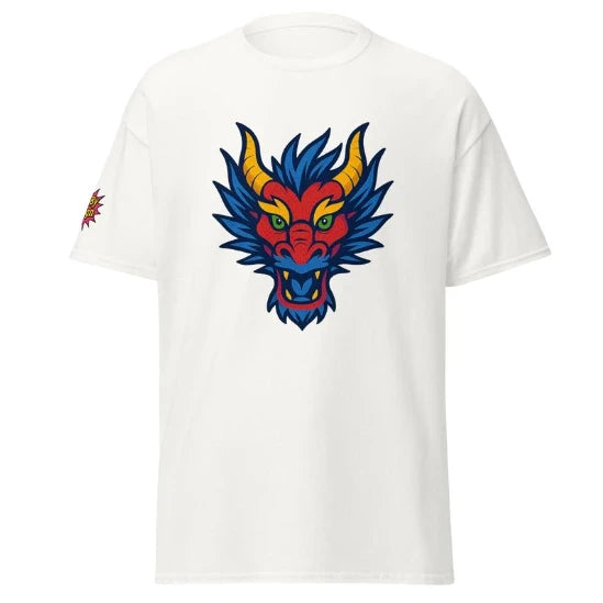 Dragon's Head custom made festival ready T-shirt