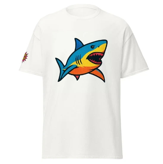 SHARK custom made festival ready T-shirt